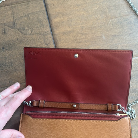 SOLD PRIVATELY - Loewe Anagram leather wallet on chain - Picture 9 of 9